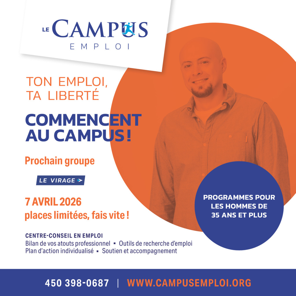 Prochain groupe Le Virage : 7 AVRIL 2026